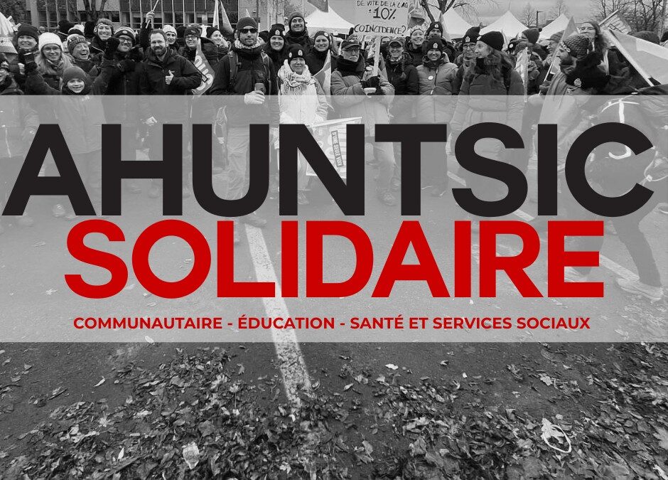MTL: Manifestation de quartier le 1er mai dans Ahuntsic