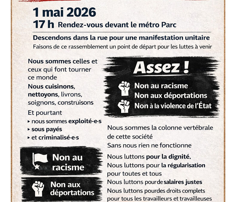 MTL: Manifestation – Travailleur-es migrant-es au coeur de la lutte