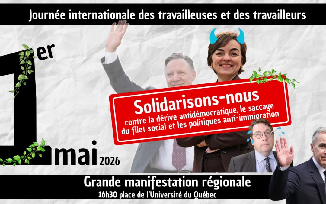 QC: Grande manifestation régionale